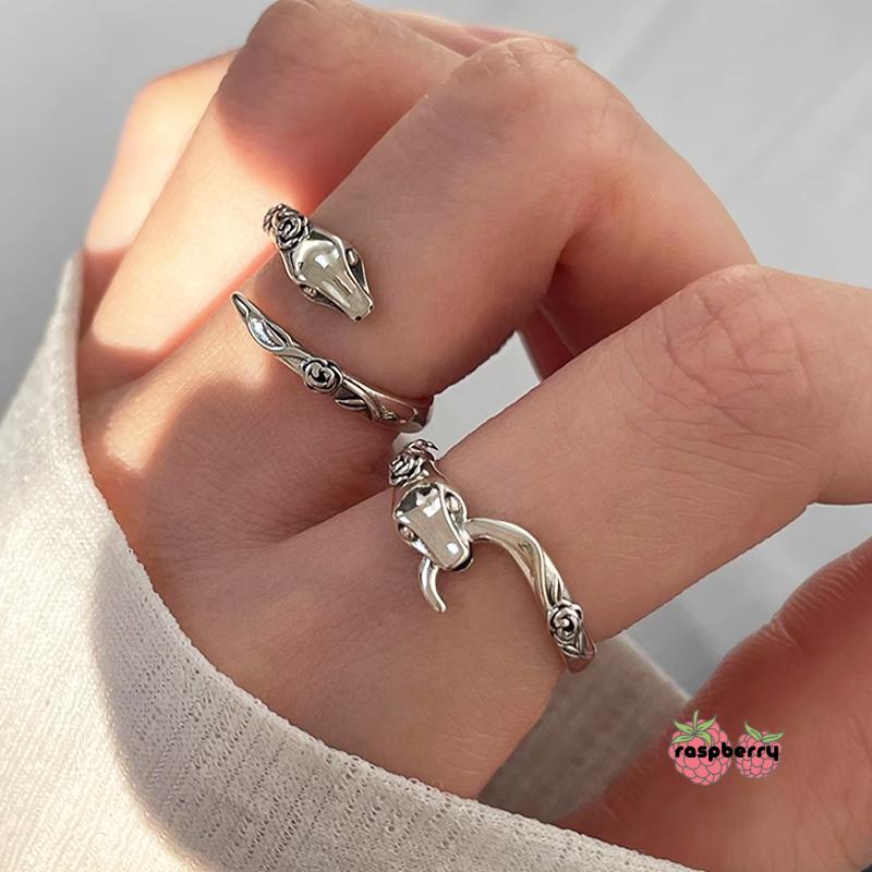 Nhẫn Thiết Kế Hình Rắn Độc Đáo Thời Trang Cao Cấp