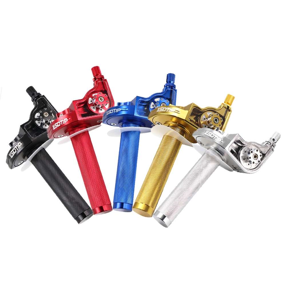 MOTOPRTS SHOP ZSDTRP 1PC Throttle Grips 22mm CNC Aluminum Alloy Twist Throttle Grip Universal Motorcycle Handle