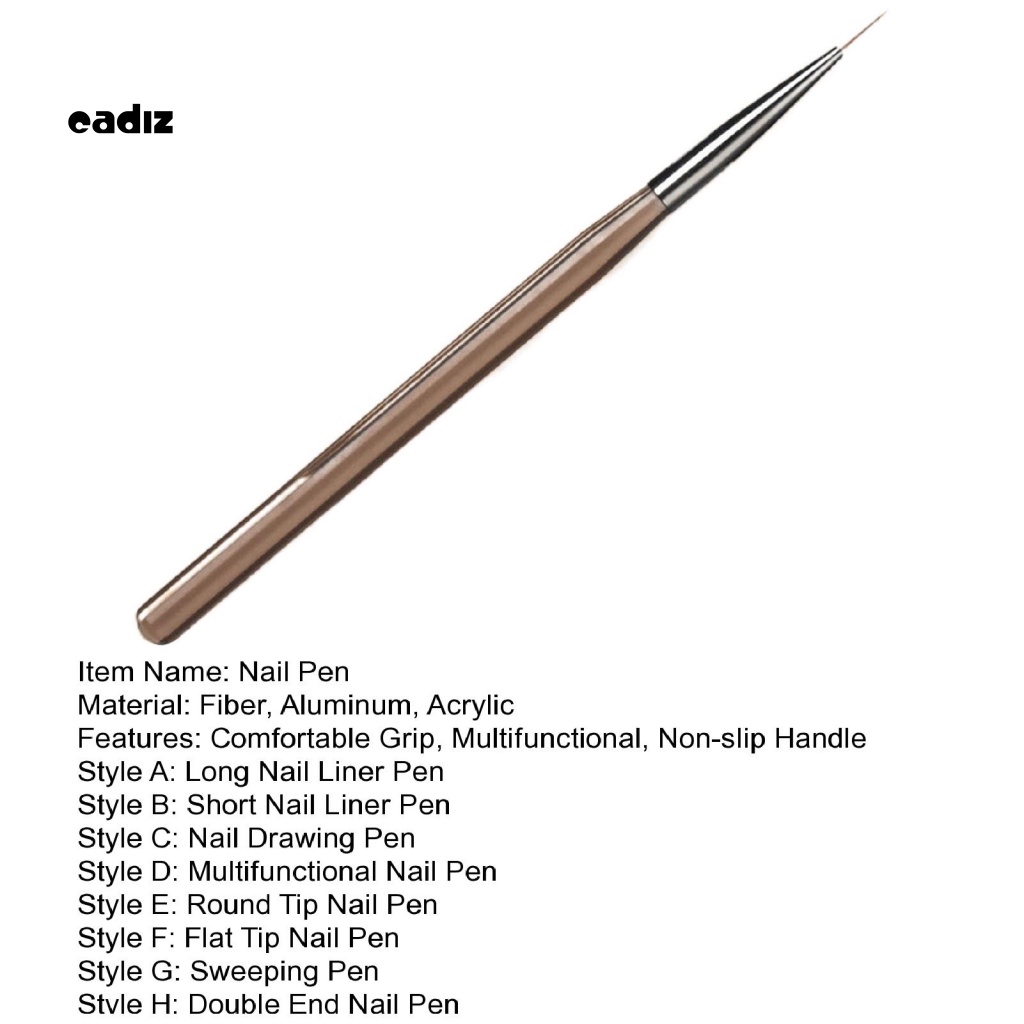 Bút Vẽ Móng Nghệ Thuật Lâu Trôi Đường Kẻ Mảnh Chuyên Nghiệp Cho Salon