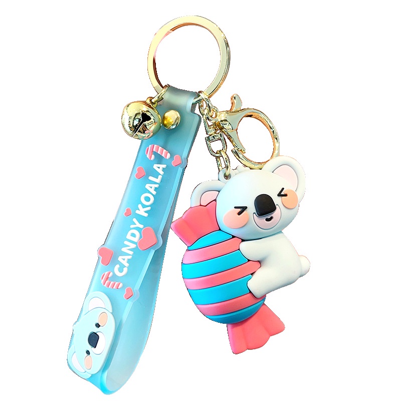 Móc Khóa Hình Gấu Koala Bằng Silicon Dễ Thương