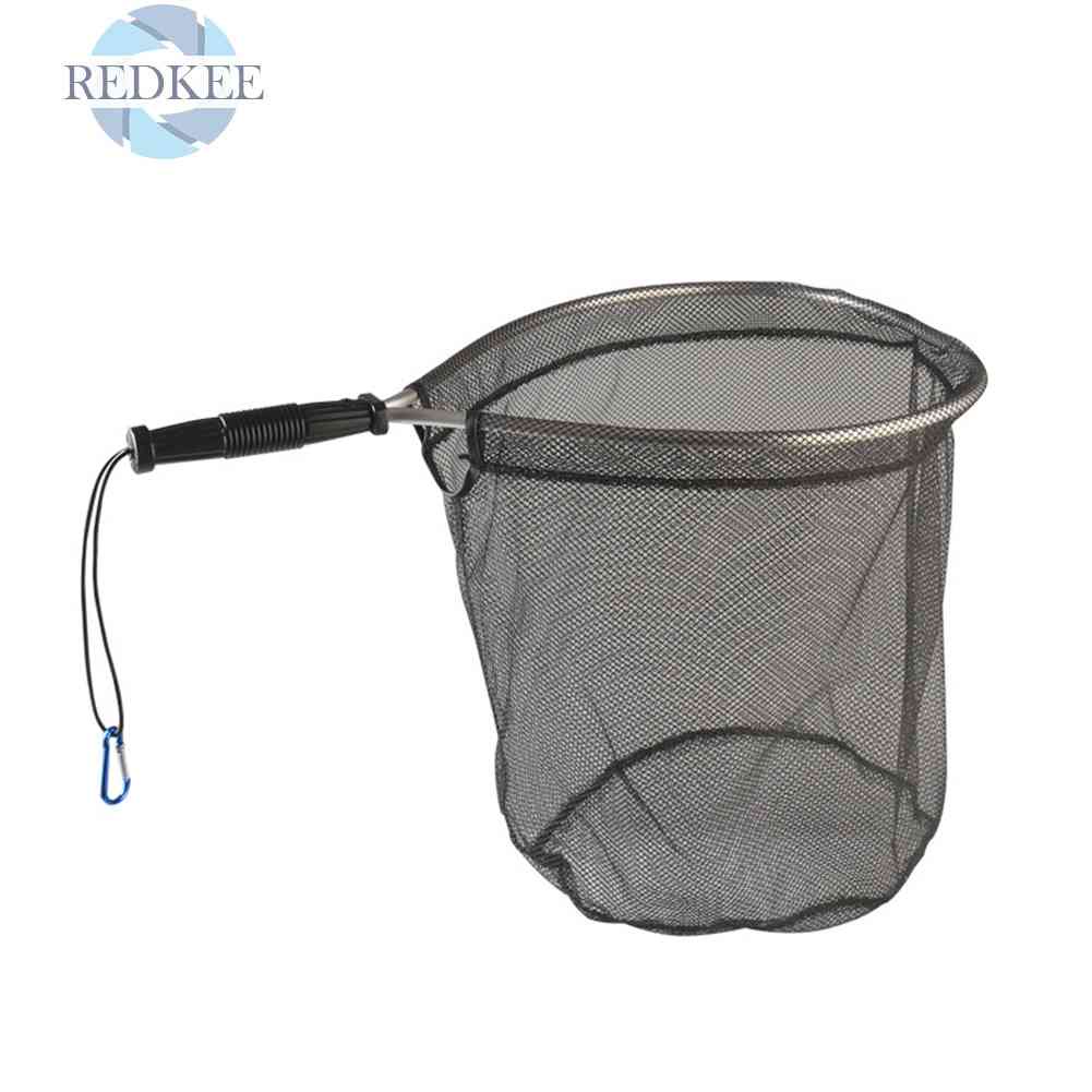 Lưới Bắt Cá 50cm Bằng Hợp Kim Nhôm Có Thể Gập Lại