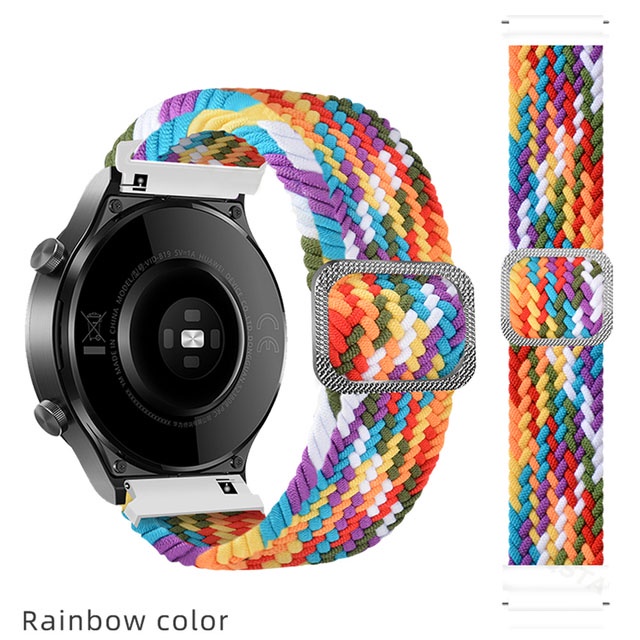 Dây Nylon Bện Co Giãn Cho Đồng Hồ Thông Minh Huawei GT 3 46mm / GT 3 42mm / GT3 Pro / GT 2 46mm / GT2 42mm / GT 2 Pro / GT Runner / GT 2E / Honor Band