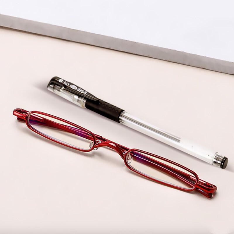 Mắt Kính Đọc Sách Gọng Kim Loại Siêu Nhẹ HD PTQ Dành Cho Nam Nữ