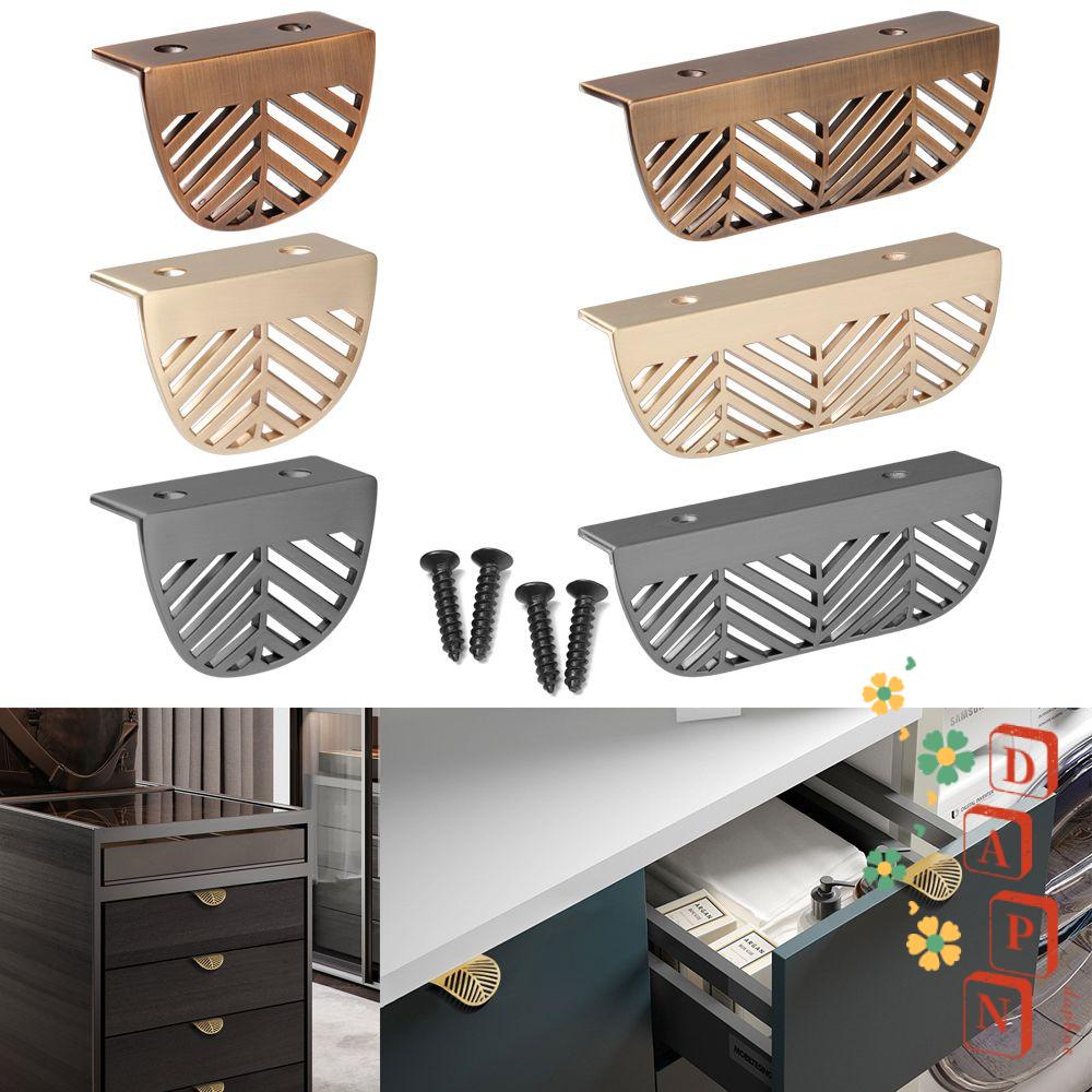 Daphs Tay Nắm Cửa Tủ Hình Chiếc Lá Ẩn Tiện Dụng Cho Nhà Bếp