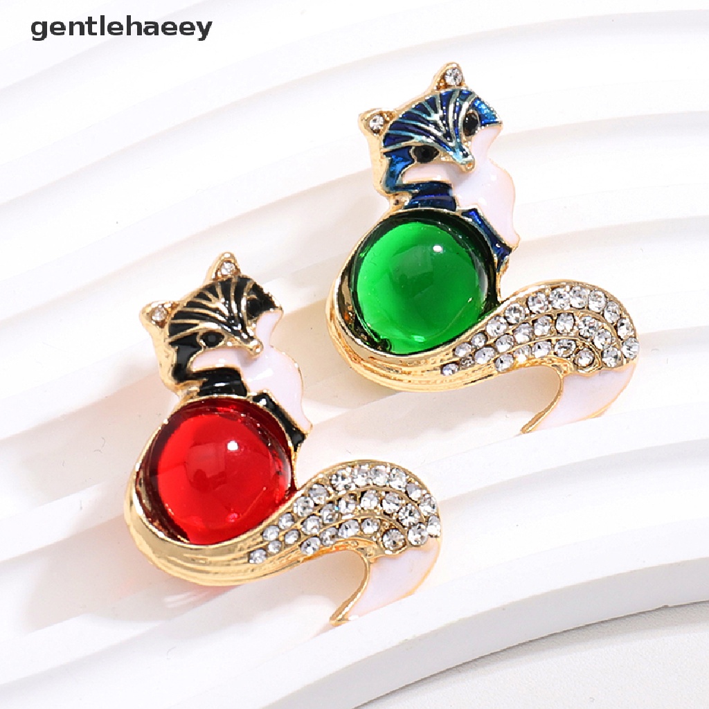 Trâm Cài Áo Hình Chú Cáo Tráng Men Đáng Yêu Thời Trang Cho Nữ