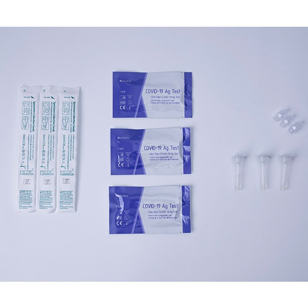 Que test nhanh Covid 19 Humasis, Genbody made in Hàn quốc