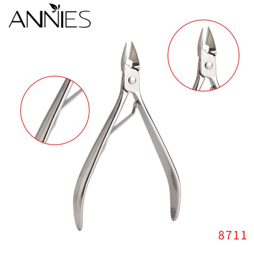 Kềm cắt da chết móng tay ANNIES mũi nhọn sắc bén chuyên dụng