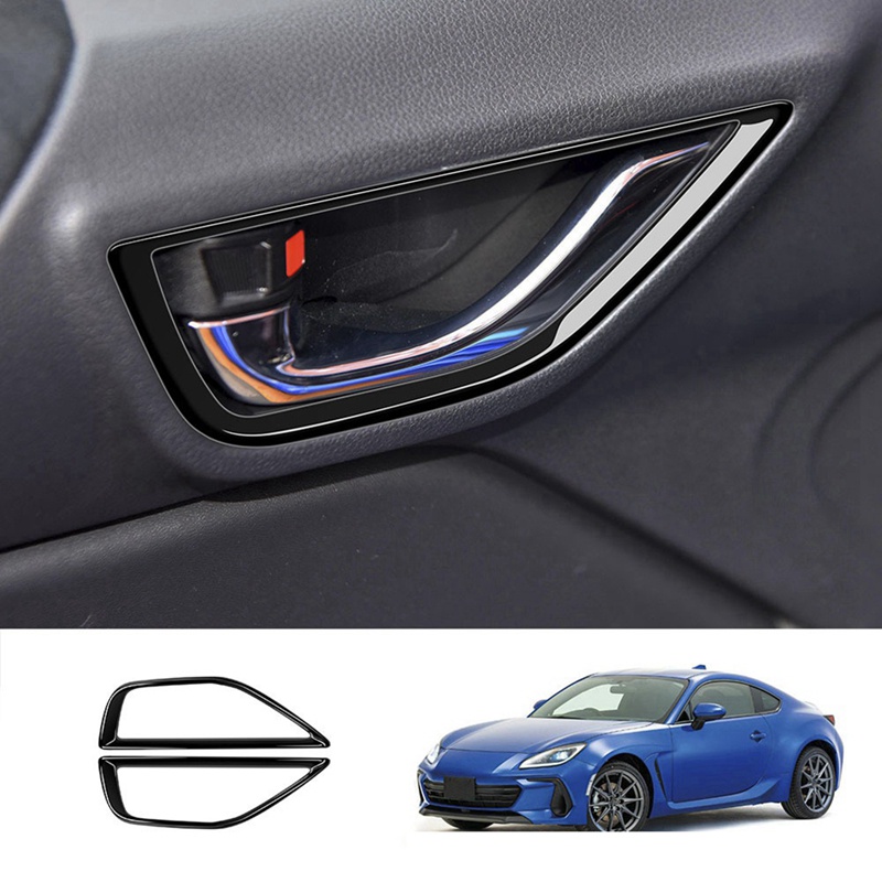 Khung Dán Trang Trí Nội Thất Xe Hơi Màu Đen Tươi Sáng Cho TOYOTA GR86 Subaru BRZ 2021-2023