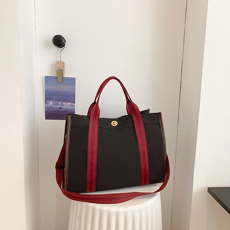 Túi Tote Đeo Vai Sức Chứa Lớn Thời Trang Mùa Xuân 2023 Phong Cách Cổ Điển Đơn Giản Dành Cho Bạn Nữ