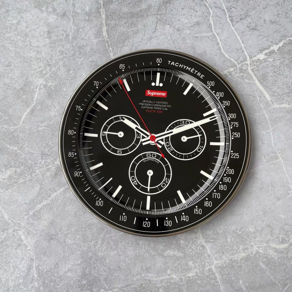 Đĩa Đồng Hồ Treo Tường Bằng Sứ Supreme 20FW