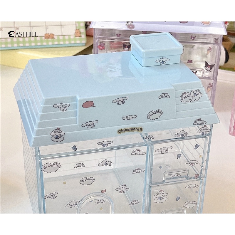 Hộp Đựng Bút Họa Tiết Hoạt Hình Cinnamoroll Kuromi Dễ Thương Để Bàn Tiện Dụng Cho Học Sinh