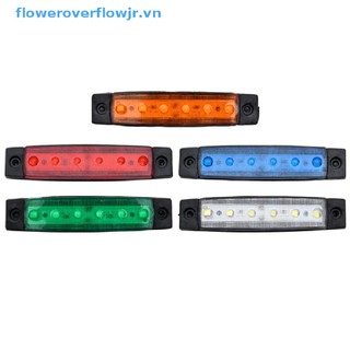1 đèn tín hiệu 6 bóng led 12v / 24v cảnh báo cho đuôi xe tải