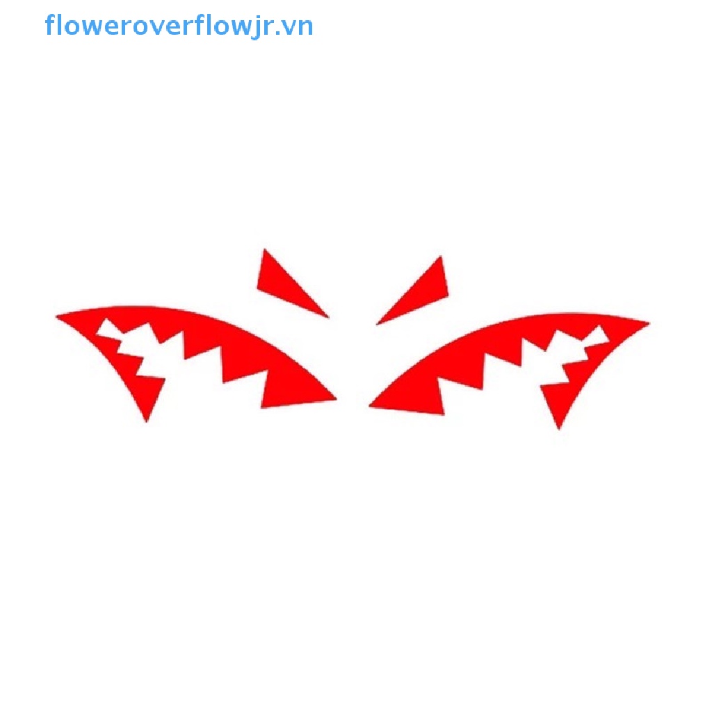 1 Đề Can Vinyl Hình Vây Cá Mập Dán Trang Trí Xe Hơi