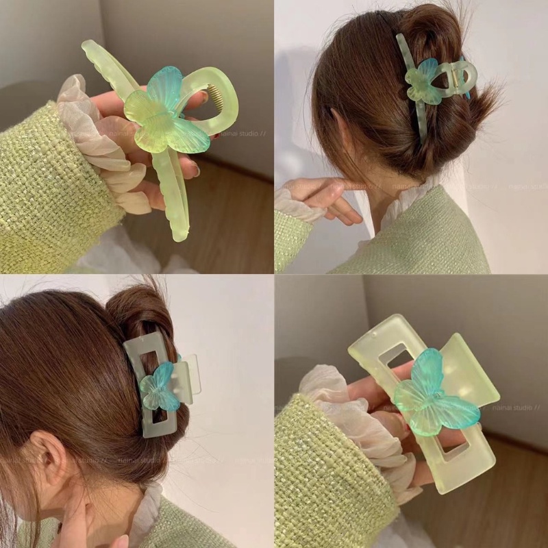 Kẹp Tóc Hình Bướm Phong Cách Hàn Quốc Thanh Lịch Cho Nữ