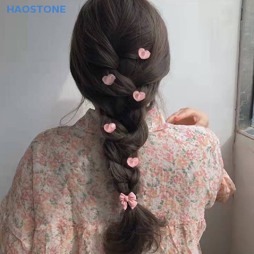 Kẹp Tóc Càng Cua Mini Hình Hoa / Trái Tim Dễ Thương Ngọt Ngào Cho Nữ