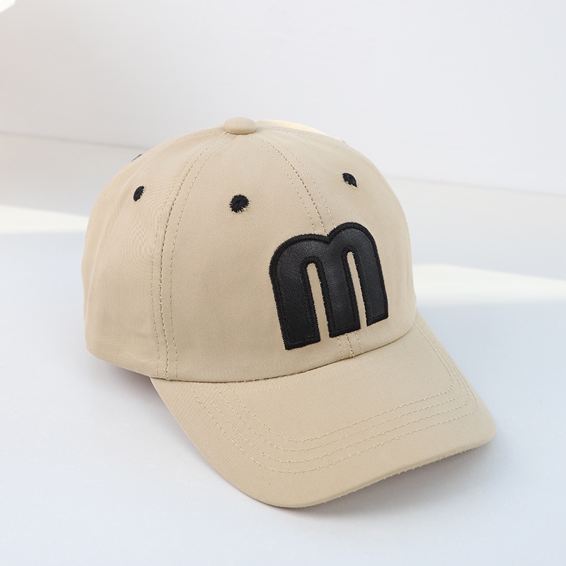 Mũ Lưỡi Trai Màu Trơn Thêu Chữ Phong Cách Thể Thao Thời Trang Cho Bé Trai Và Gái