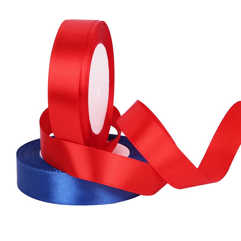 Ruy băng lụa cuộn dài 22m bản rộng 2cm đủ màu sắc