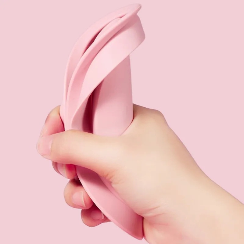 Dụng Cụ Vệ Sinh Cọ Trang Điểm Bằng Silicon Màu Trơn Hình Trứng Thời Trang Cho Nữ