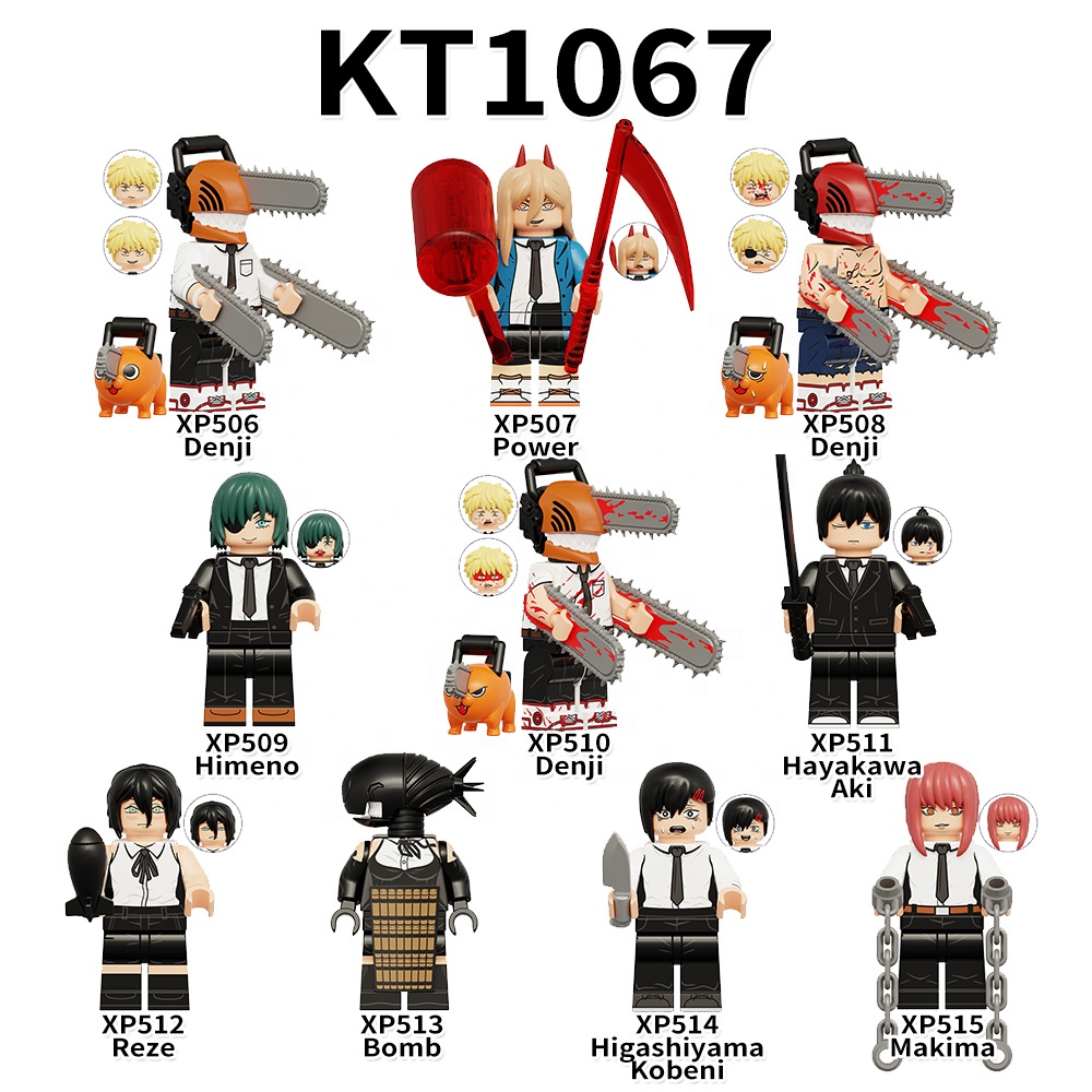 Mô Hình Đồ Chơi Nhân Vật Hoạt Hình Pochita Denji Chainsaw Man Mini KT1067 WM6159