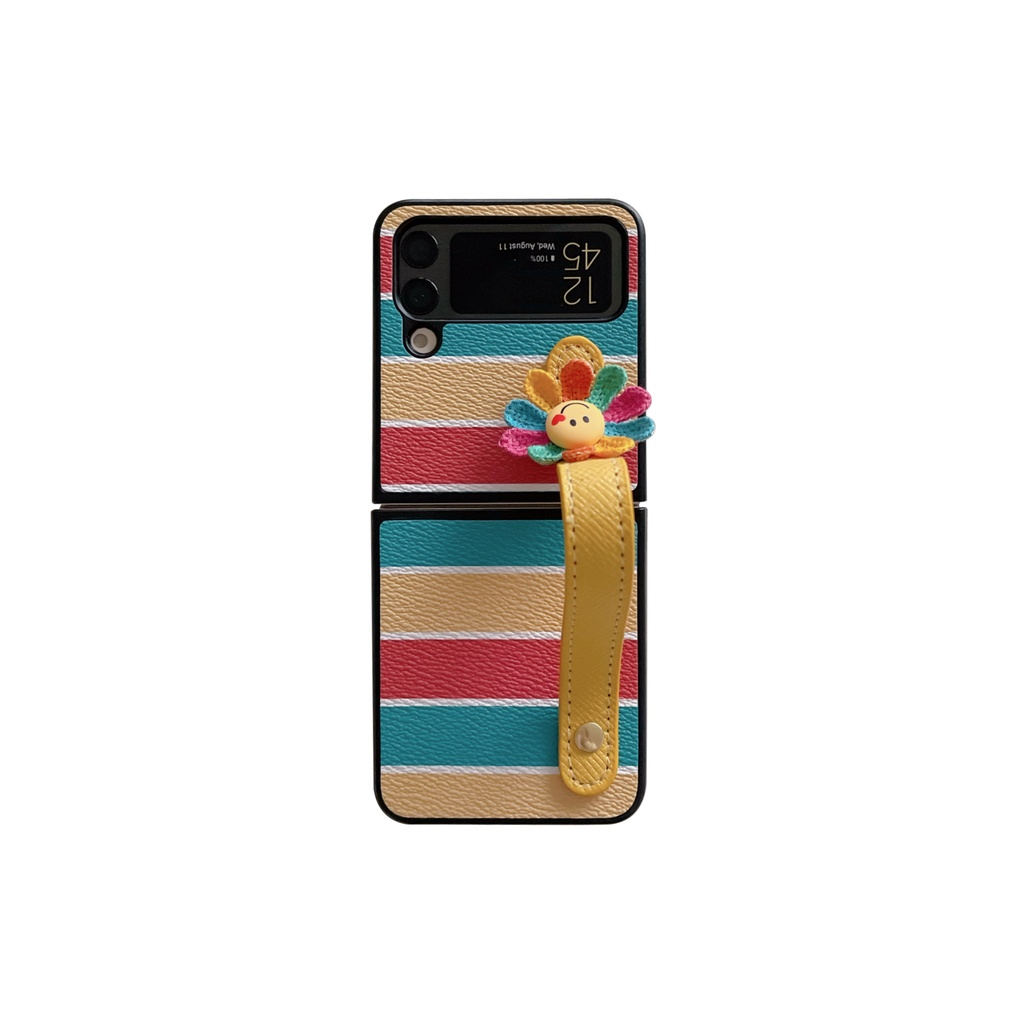 Ốp Điện Thoại Mỏng Có Dây Gài Cho Samsung Galaxy Z Flip4 Z Flip3 Samsung Z Flip4 Z Flip3