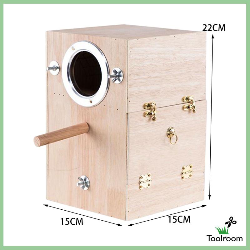 Hộp Nuôi Chim / Vẹt Thiết Kế Độc Đáo Tiện Dụng