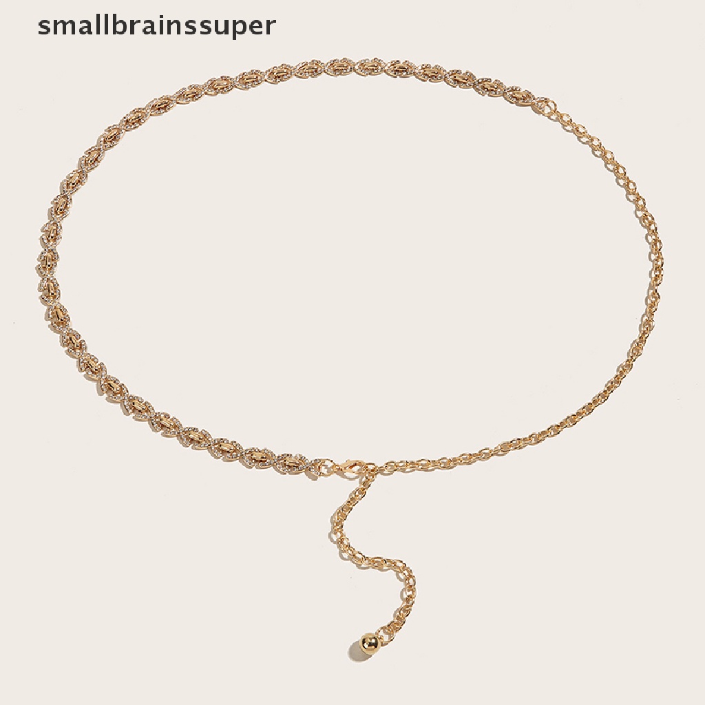 Thắt Lưng Dây Xích Kim Loại Thời Trang Cho Nữ