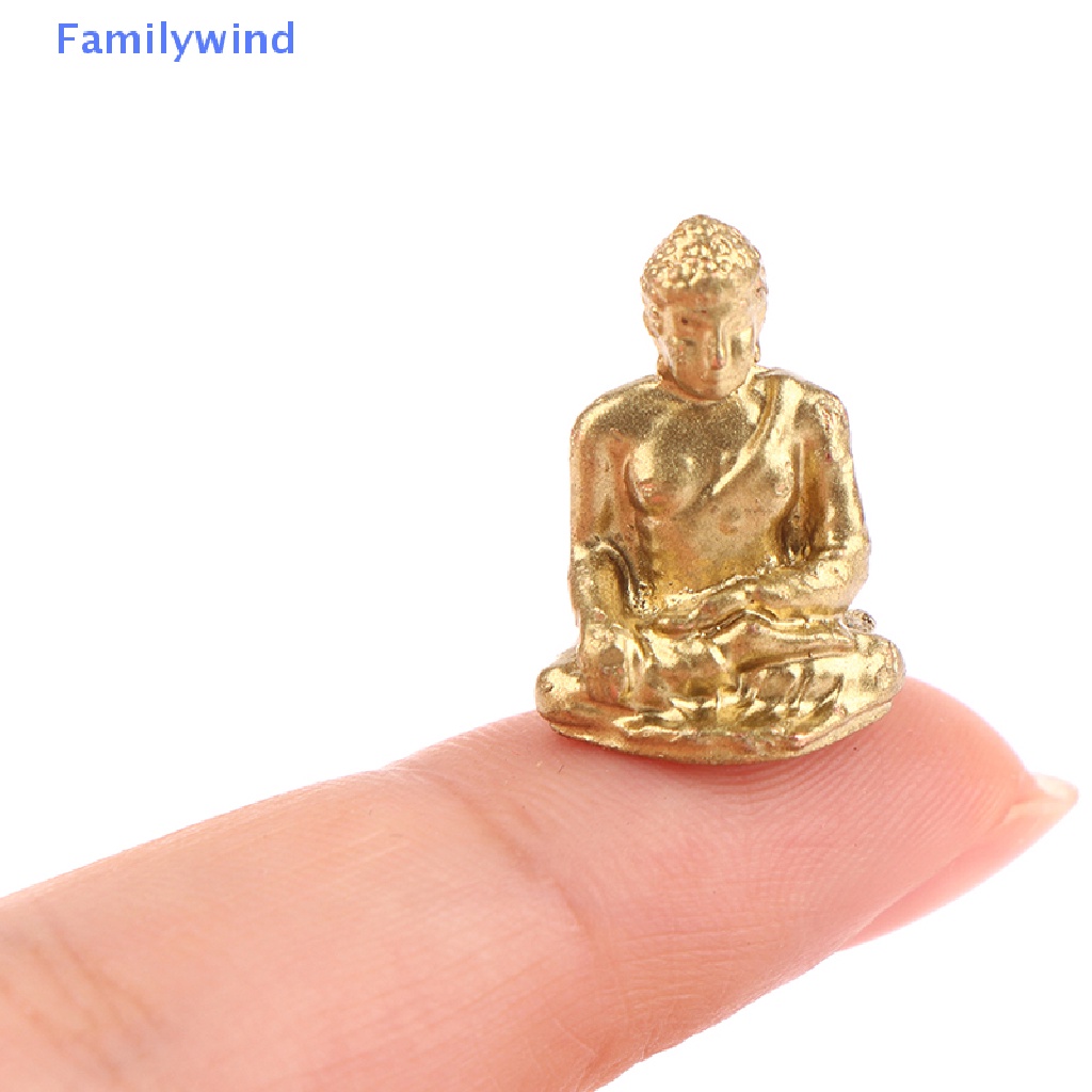 Mô Hình Tượng Phật Bằng Kim Loại Tỷ Lệ 1: 12 Dùng Trang Trí Nhà Búp Bê