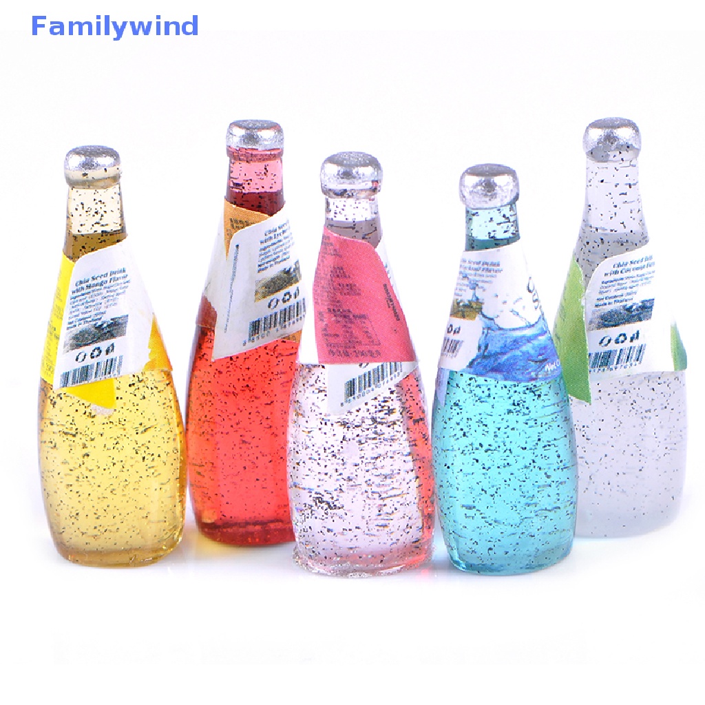 Set 5 Ly Nước mini Tỉ Lệ 1 / 12 Cho Nhà Búp Bê