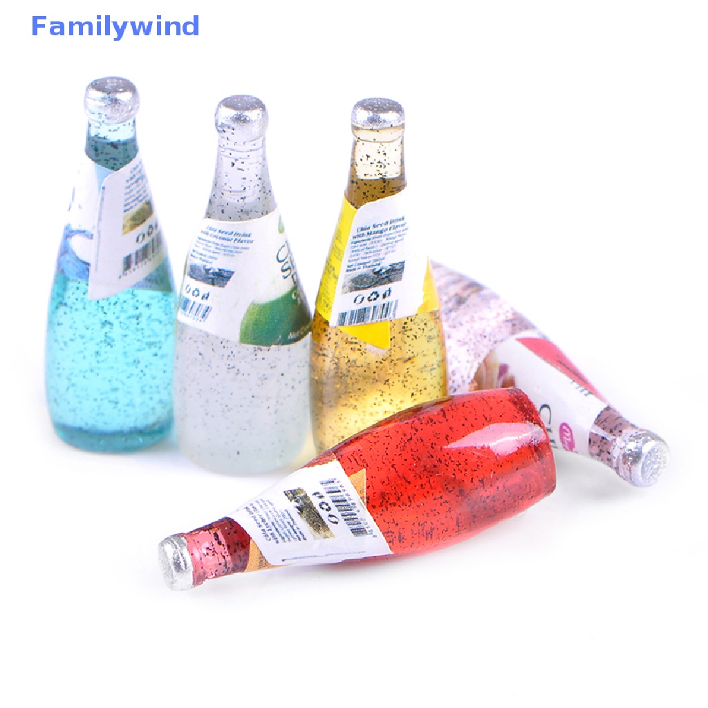 Set 5 Ly Nước mini Tỉ Lệ 1 / 12 Cho Nhà Búp Bê