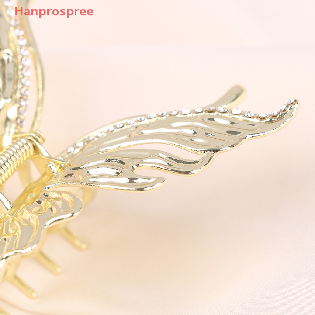 Kẹp Tóc Hình Bướm Bằng Kim Loại Dạng Lỏng Thời Trang Cho Nữ