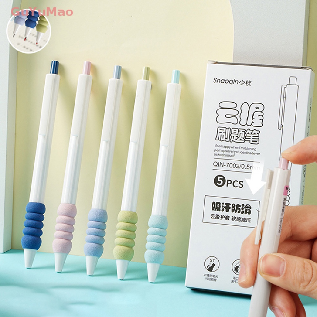 Bút Mực Gel Ngòi 0.5mm Siêu Mềm Có Thể Thu Gọn Cho Nam Nữ