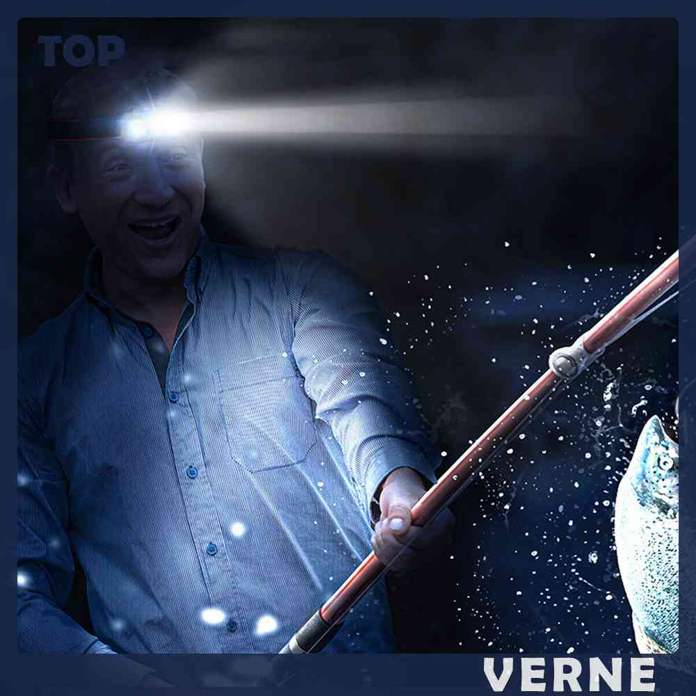 Đèn LED Đeo Trán XPE + USB Cảm Biến Sóng Thông Minh