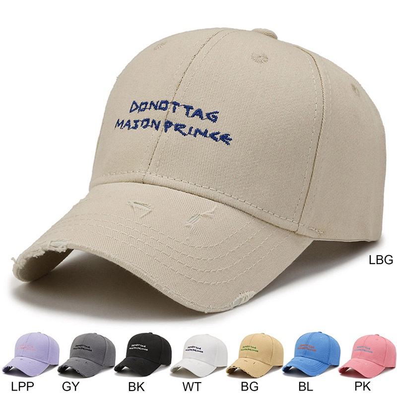 Mũ Lưỡi Trai Thêu Chữ Phong Cách Hàn Quốc Thời Trang Cho Nam