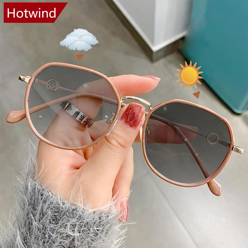 Kính Mát Thời Trang Nhẹ Nhàng Thoải Mái Chống Ánh Sáng Xanh Thay Đổi Màu Sắc Cho Nữ DGA1