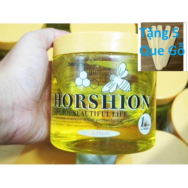 COMBO Sáp wax lông lạnh Horshion và 1 cây Giấy wax Horshion