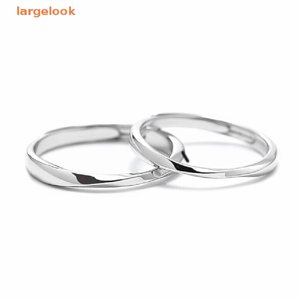 1 Cặp Nhẫn Đính Hôn Đính Đá Pha Lê Sang Trọng