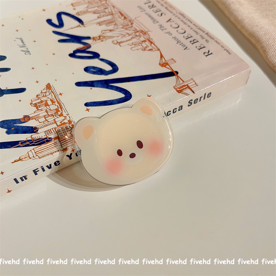 Giá Đỡ Điện Thoại Có Nút Bấm Họa Tiết Hoạt Hình Dễ Thương