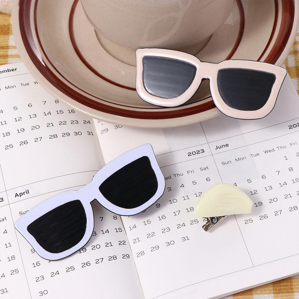 TWINKLE Kẹp Tóc Hình Kính Mát Thời Trang Cho Nữ