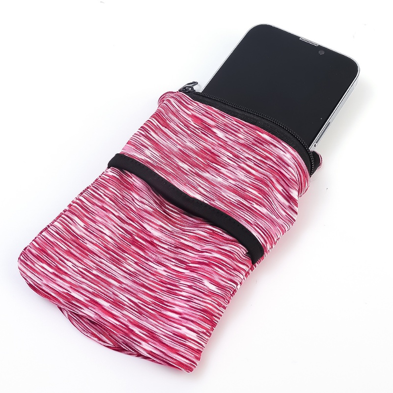 Túi Đựng Điện Thoại Đeo Cánh Tay Siêu Nhẹ Có Khóa Kéo Thời Trang Cho Nam Và Nữ