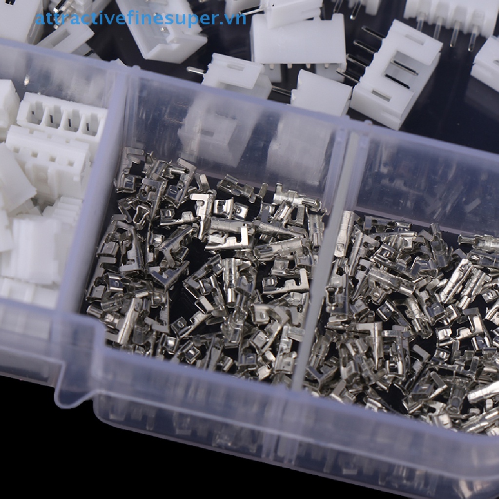 (HOT) Bộ 300 ĐầU KếT NốI Dây PH2.0 2P 3P 4 pin 2.0mm