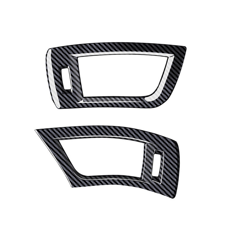 Khung Viền Máy Điều Hòa Xe Hơi Bằng ABS Họa Tiết Sợi Carbon Cho Toyota Alphard 2015-2020 RHD