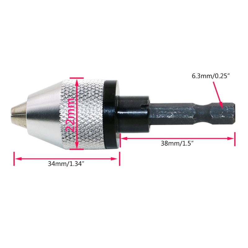 Đầu Kẹp Mũi Khoan Lục Giác 1 / 4 &quot;Chuyên Dụng