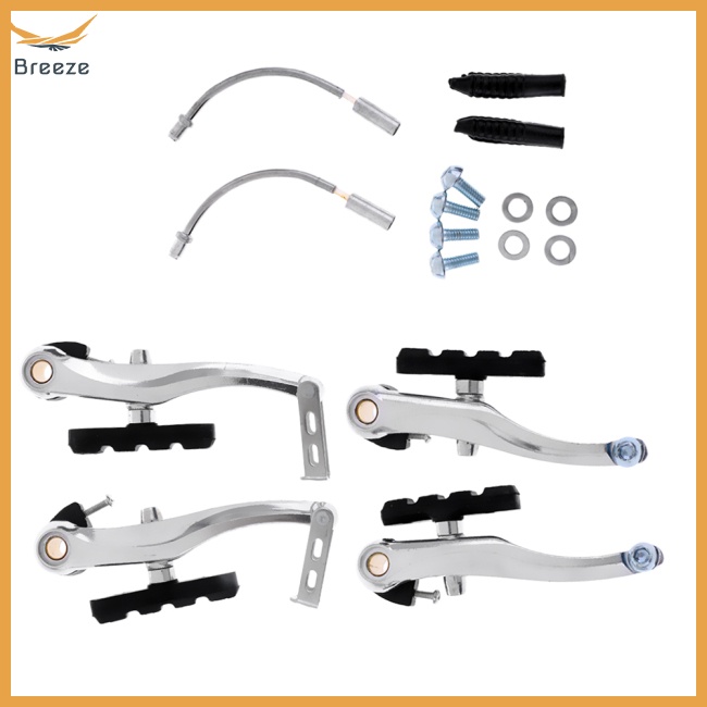 Bộ Phanh Xe Đạp Leo Núi Kèm Vỏ Bọc Cần Phanh Chống Mòn Bằng Hợp Kim Nhôm