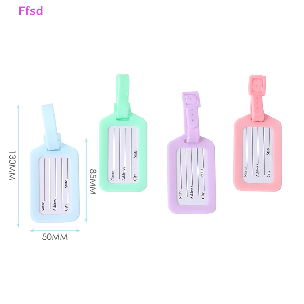 1 Thẻ Ghi Tên Hành Lý Bằng Nhựa Pvc Chống Nước Họa Tiết Hoạt Hình Sáng Tạo Cho Nam Và Nữ