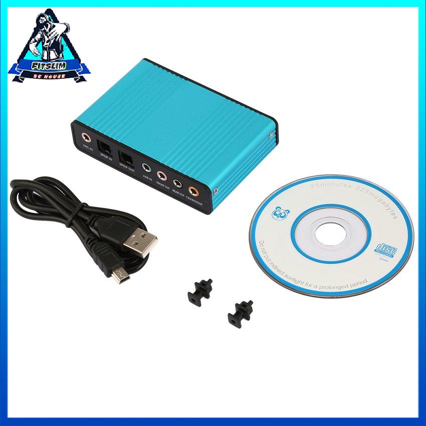 Chuyên Nghiệp Ngoài Card Âm Thanh Usb Kênh 5.1 Quang Học 7.1 Adapter Cho Máy Tính Laptop Khuyến Mãi [U/10]