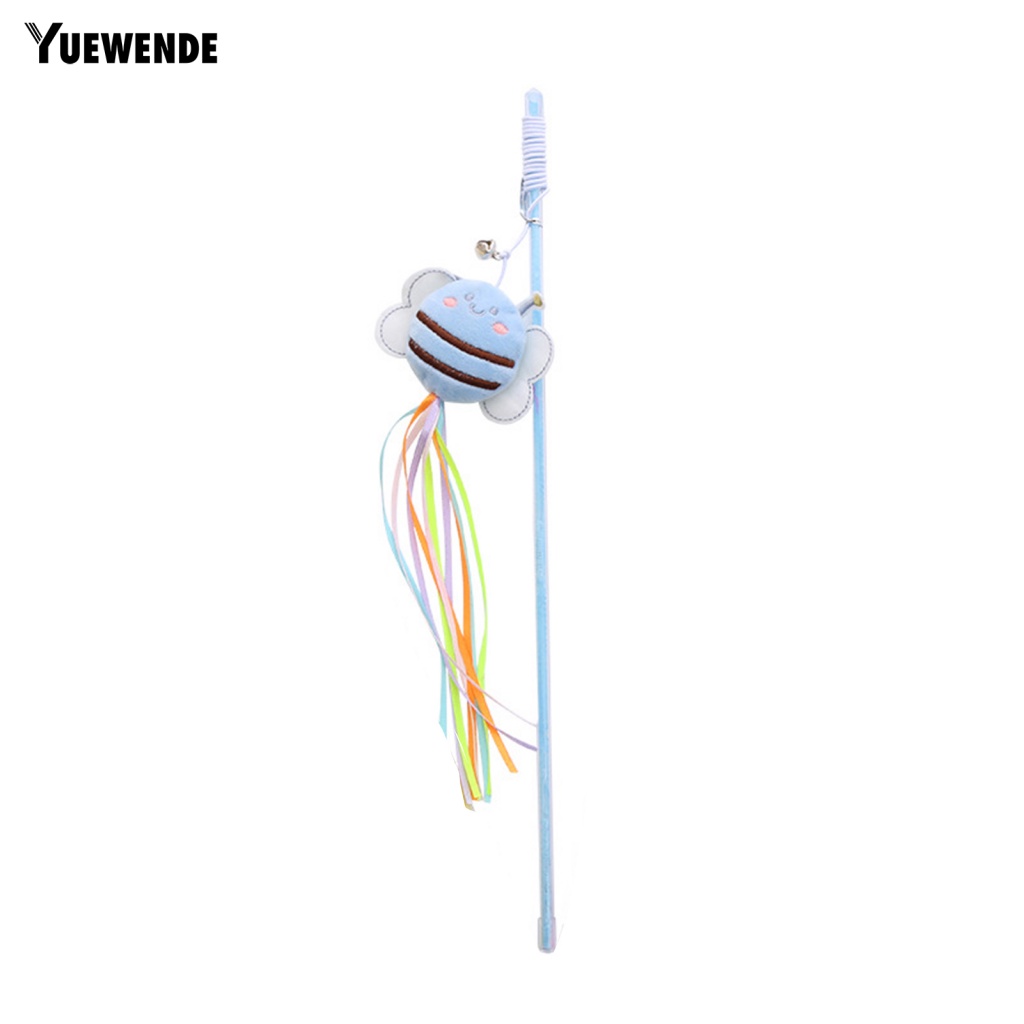 Gậy Trêu Đùa Mèo Màu Sắc Sống Động Có Chuông