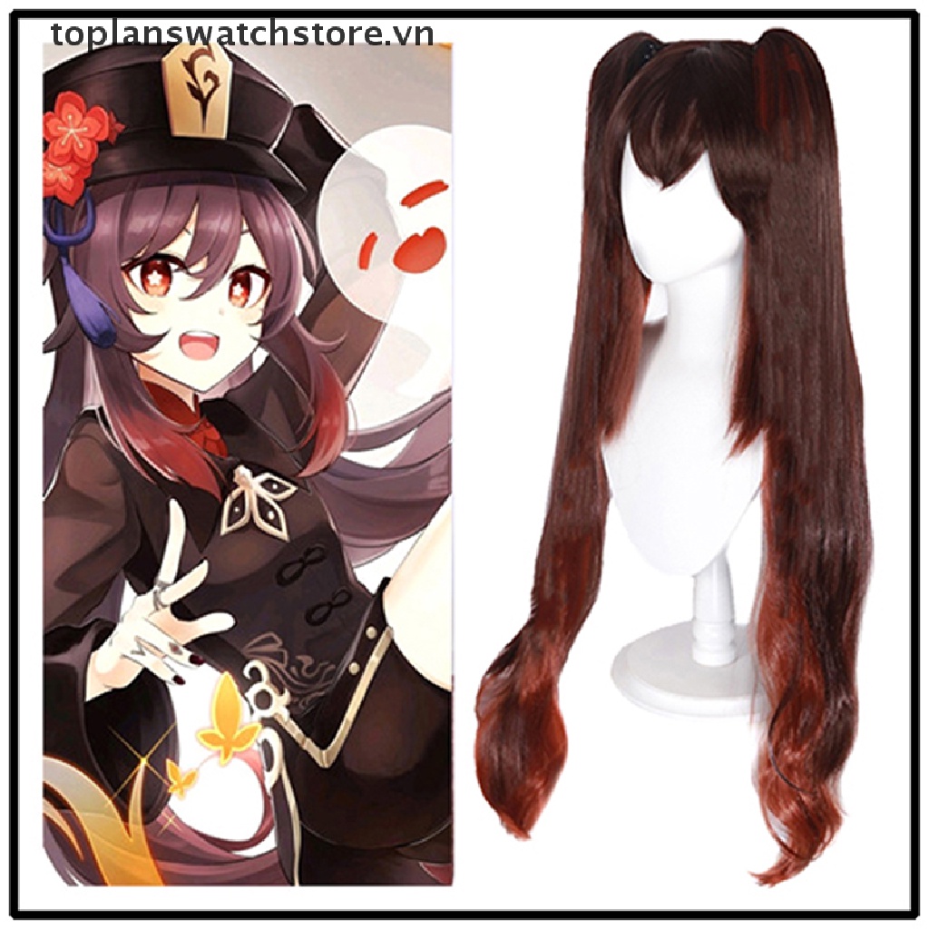 Tóc Giả Hóa Trang Nhân Vật Anime Hu Tao Phong Cách Trung Hoa