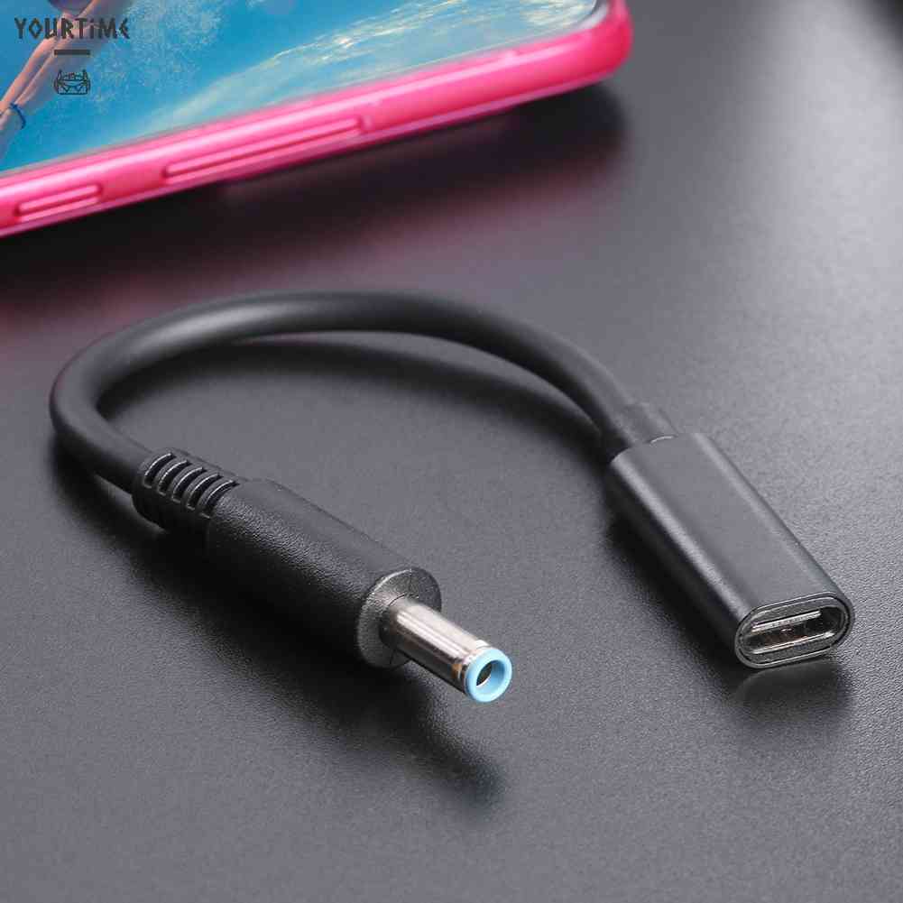 Đầu Nối Chuyển Đổi USB Type C Sang 4.5x3.0mm DC Cho Laptop HP