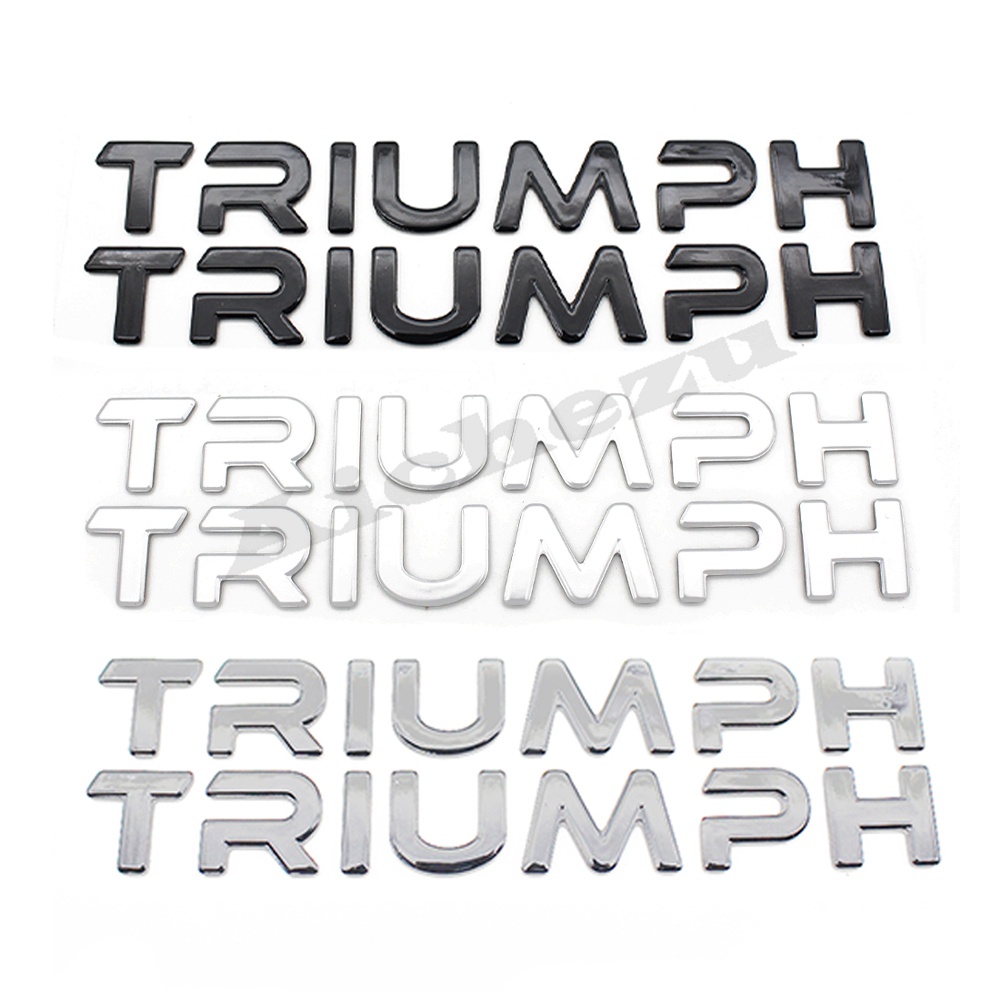 Miếng Dán Logo Trang Trí Bình Xăng Xe Mô Tô Triumph Streetcar