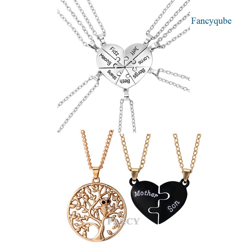 Vòng cổ Tình Bạn Mặt Ghép Hình Thời Trang